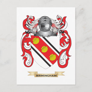 Birmingham-Wappen (Familienwappen) Postkarte