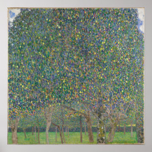 Birnbaum — Gustav Klimt (1903) Square Wall Art Poster