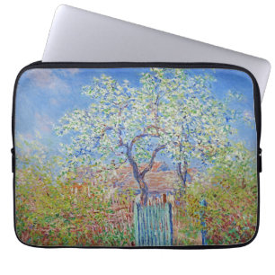 Birnbaum in Blüte - Claude Monet Laptopschutzhülle