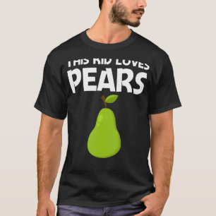 Birne entwirft Kleinkinder Gartenarbeit für Vegane T-Shirt