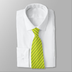 Birne grün mit Karkohle Grau Pinstripes Krawatte