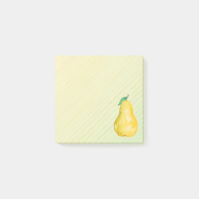 Birne Post-it Klebezettel (Vorderseite)