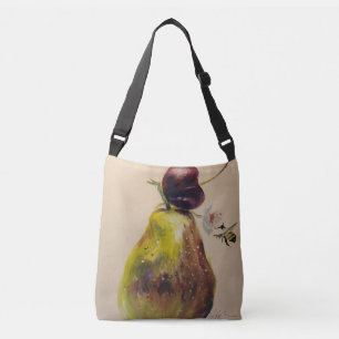 Birne und Biene Tasche