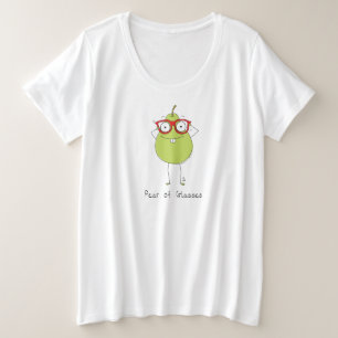 Birne von Glass Funny Women's Plus Größe T - Shi Große Größe T-Shirt
