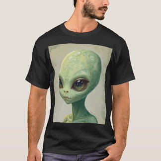 Birnen-Alien – Minimale lustige Fruchtkunst T-Shirt