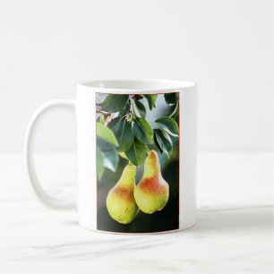 Birnen am Baum Foto Kaffeetasse