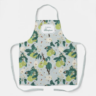 Birnen & Bienen im botanischen Garten Schürze