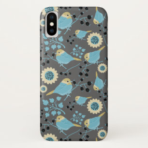 Birnen Blume und Berries Blaue Creme Schwarz Grau Case-Mate iPhone Hülle