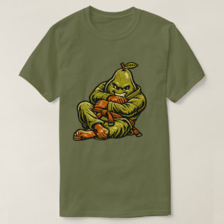 Birnen-Boden-Kämpfer – Vintage Retro BJJ Grappling T-Shirt