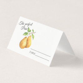 Birnen Brautparty - Hochzeit Tischnummer