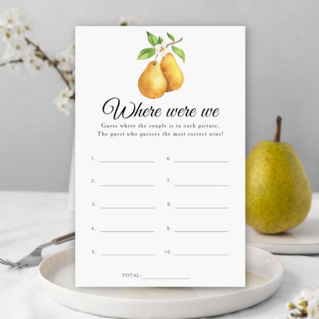 Birnen Brautparty Wo waren wir? (Von Creator hochgeladen)