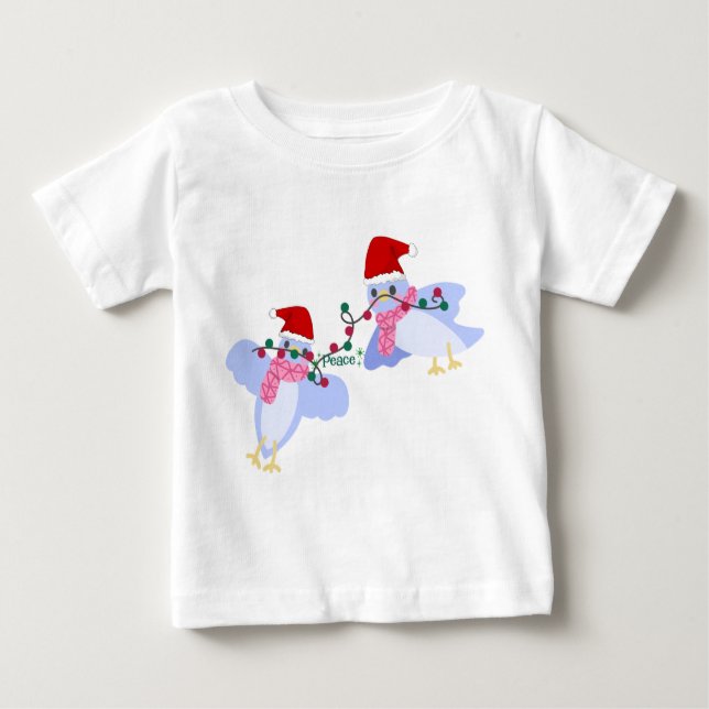 Birnen & Christmas Lights Baby Jersey Baby T-shirt (Vorderseite)