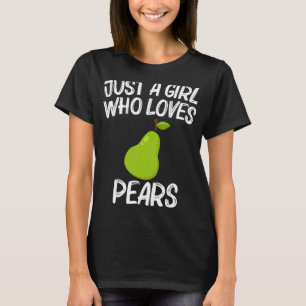 Birnen-Designs für Mädchen Kinder Gartenarbeit Veg T-Shirt