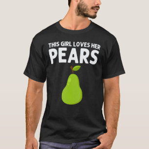 Birnen-Designs für Mädchen Kinder Gartenarbeit Veg T-Shirt