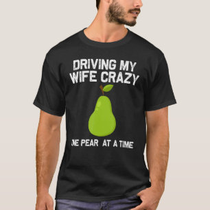 Birnen-Designs für Männer Vater Gartenarbeit Vegan T-Shirt