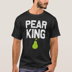 Birnen-Designs für Männer Vater Gartenarbeit Vegan T-Shirt