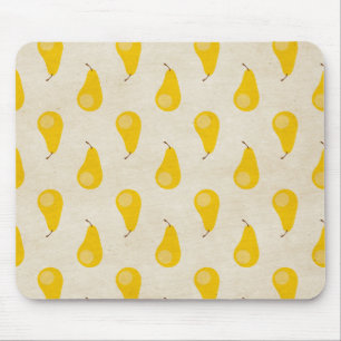 Birnen-Druck Gelbe Früchte Birnen Klassisch Preppy Mousepad