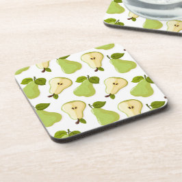 Birnen drucken getränkeuntersetzer