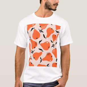 Birnen Galore: farbenfrohe Vintage Tapete T-Shirt