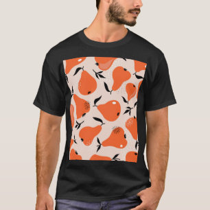 Birnen Galore: farbenfrohe Vintage Tapete T-Shirt