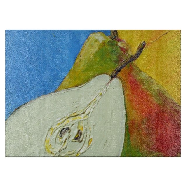 Birnen-Glasschneiden-Brett Schneidebrett (Vorderseite)