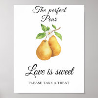 Birnen-Junggesellinnenabschied Love is sweet nimm