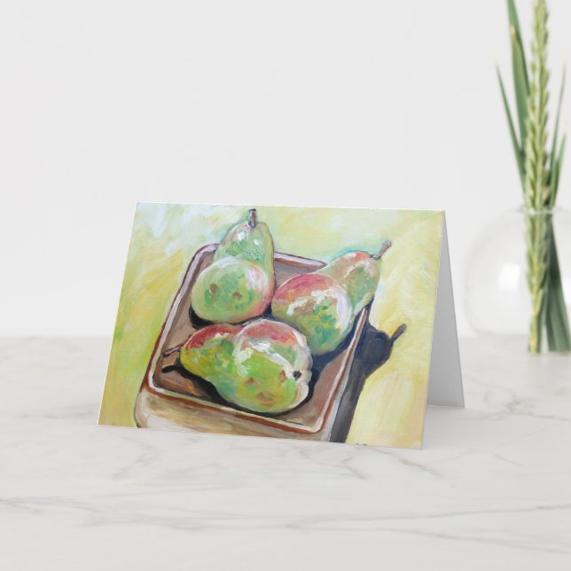 Birnen Karte (Vorderseite)