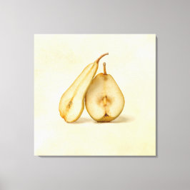 Birnen - meine süße und perfekte Hälfte Leinwanddruck
