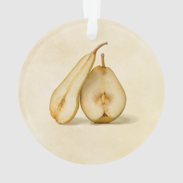 Birnen - meine süße und perfekte Hälfte Ornament (Rückseite)
