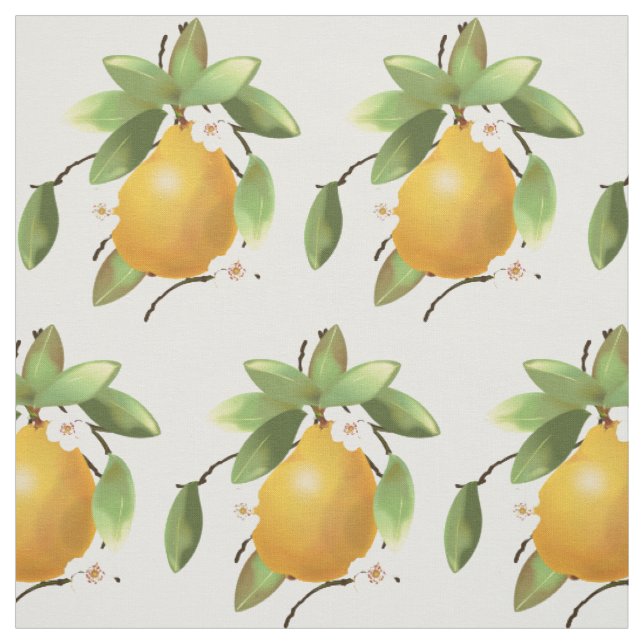 Birnen Obst Stoff (Muster)