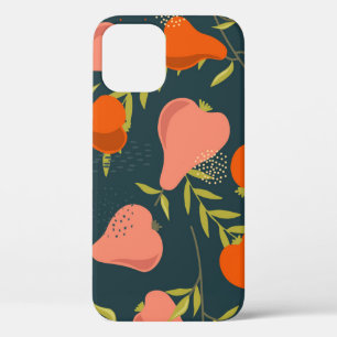 Birnen-Overlap: farbenfrohe Vintage Tapete Case-Mate iPhone Hülle