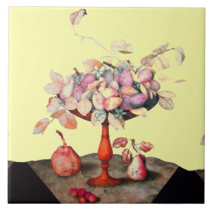 Birnen-Pflaumen-Kirschen und Jasminen der SAISON Fliese