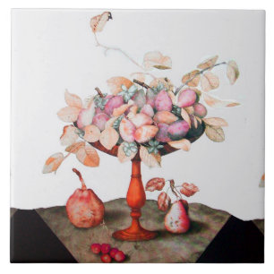 Birnen-Pflaumen-Kirschen und Jasminen der SAISON Fliese