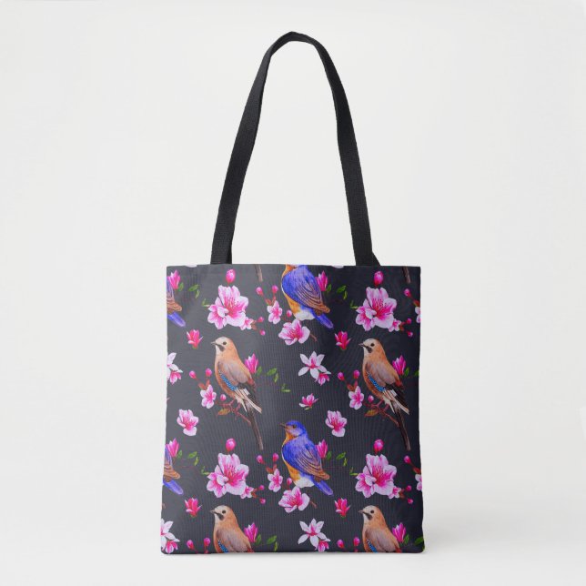 Birnen und Blüten Tote Tasche (Vorderseite)