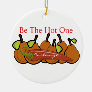 Birnen und Hot-Chili Thunder_Cove Keramik Ornament