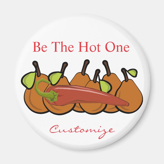 Birnen und Hot-Chili Thunder_Cove Magnet (Vorne)