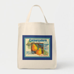 Birnen Vintage Obstkisten Kunst Tragetasche