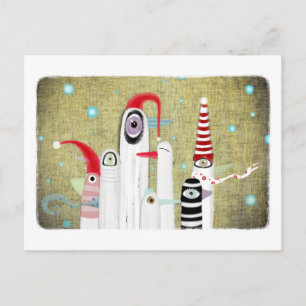 Birnen Weihnachtskarte Feiertagspostkarte