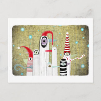 Birnen Weihnachtskarte Feiertagspostkarte