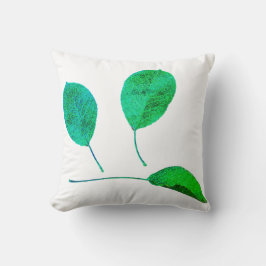 Birnenbaum Grüne Blätter Textur Kissengewirr Kisse Kissen