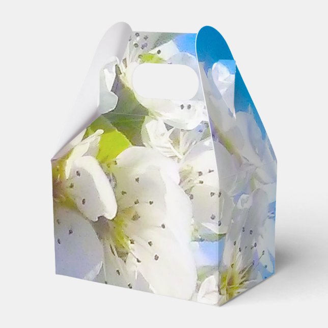 Birnenblüten Geschenkschachtel (Vorderseite)