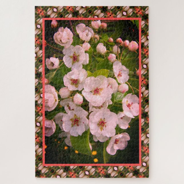 Birnenblüten Puzzle (Vertikal)