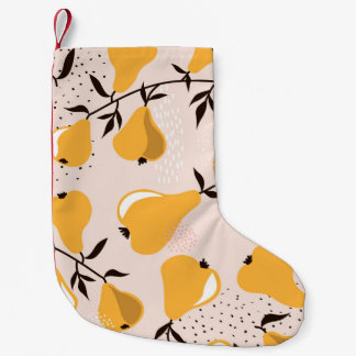 Birnenparadies: farbenfrohe Überschneidungen Kleiner Weihnachtsstrumpf