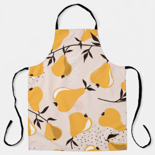 Birnenparadies: farbenfrohe Überschneidungen Schürze