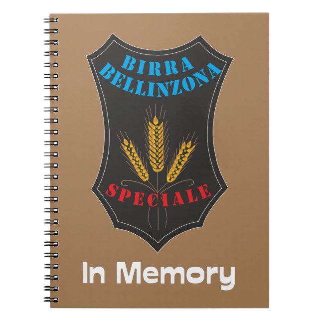 Birra Bellinzona Notizblock (Vorderseite)