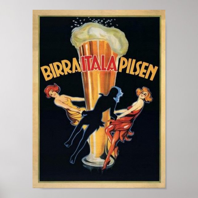Birra Itala Pilsen Poster (Vorne)
