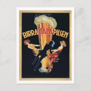 Birra Itala Pilsener Postkarte