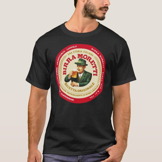 Birra Moretti Ricetta Original Beer logo Classic  T-Shirt (Vorderseite)
