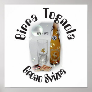 Birra Tognola Grono Svizra Poster