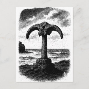 Birsay Walknochen – Orkney-Tinten-Monument Postkarte